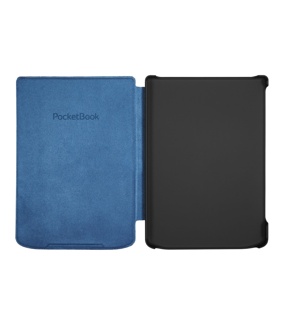 Pocketbook funda shell series verse + verse pro - patron flores blanco azul