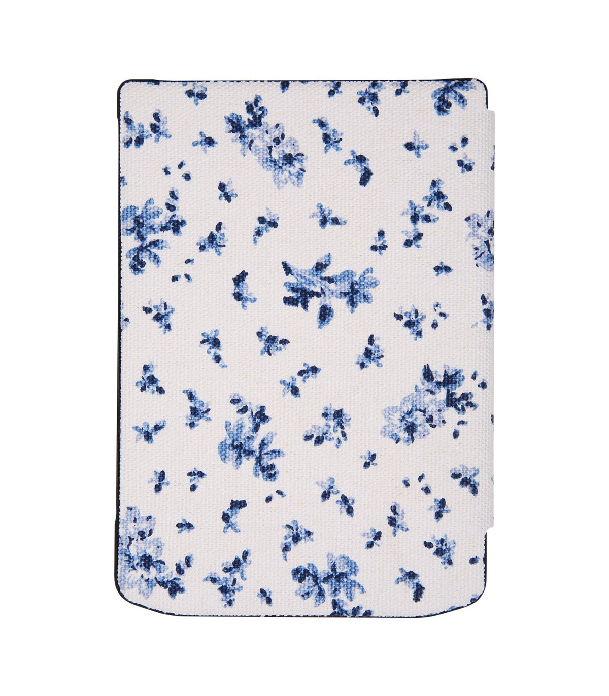 Pocketbook funda shell series verse + verse pro - patron flores blanco azul