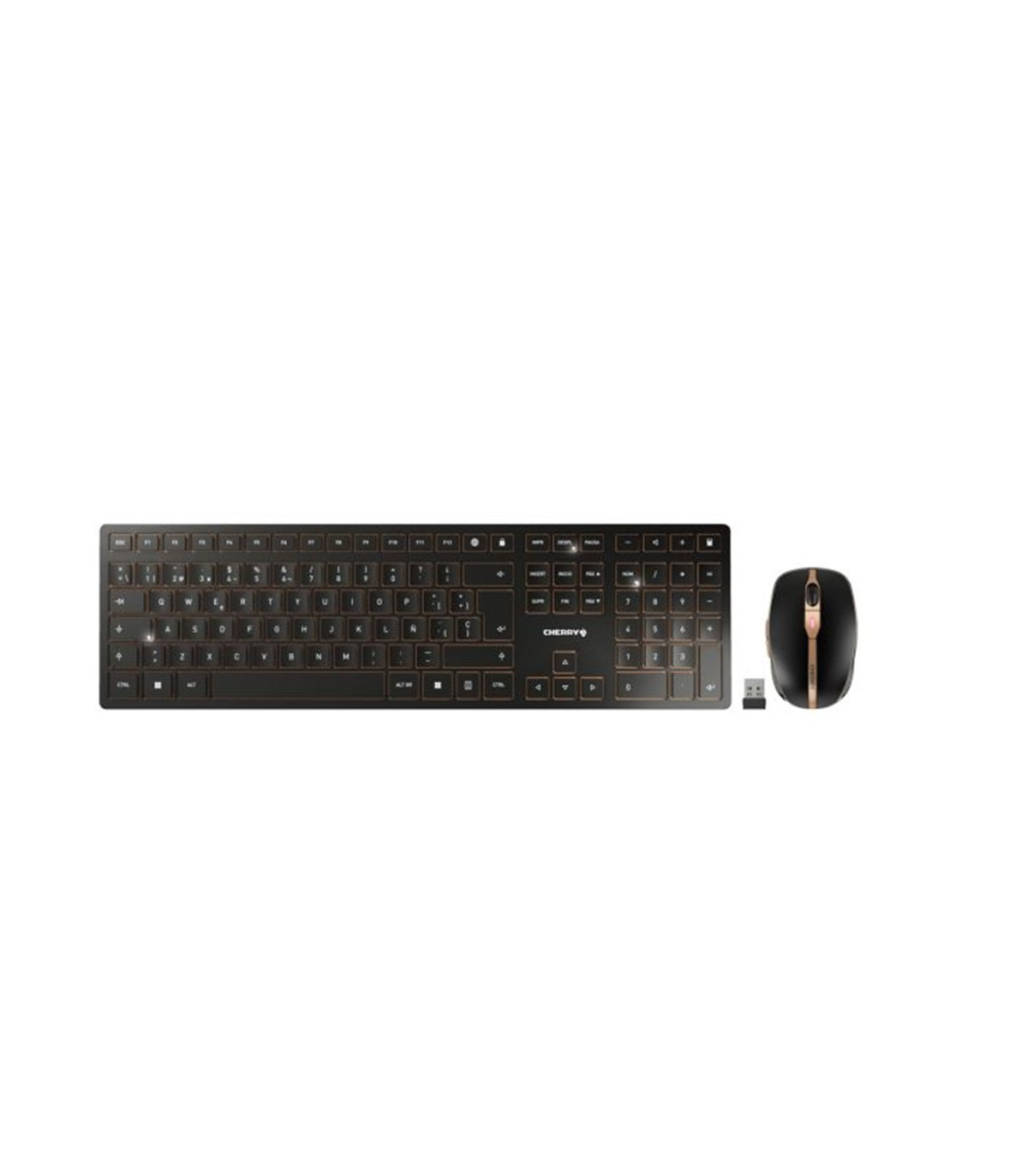 Kit teclado + raton inalambrico cheery dw 9100 slim