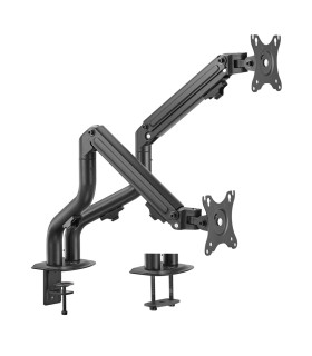 Soporte de escritorio ewent ew1534 para 2 monitores hasta 34 pulgadas carga maxima 18kg