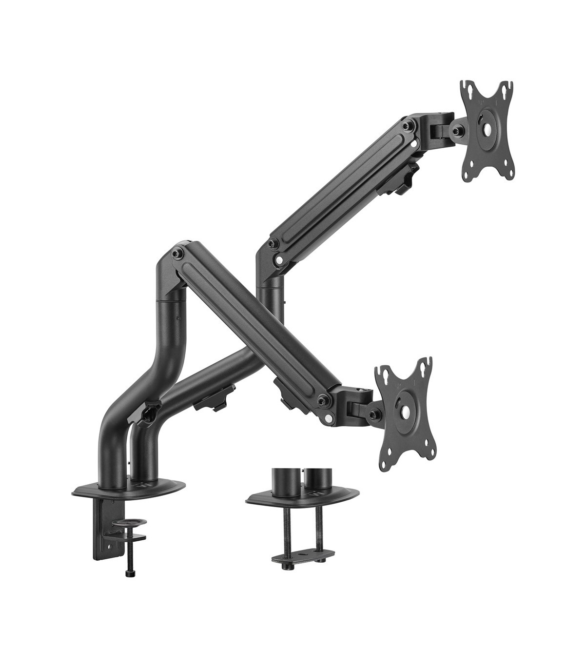 Soporte de escritorio ewent ew1534 para 2 monitores hasta 34 pulgadas carga maxima 18kg
