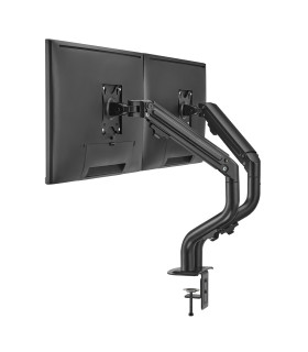 Soporte de escritorio ewent ew1534 para 2 monitores hasta 34 pulgadas carga maxima 18kg