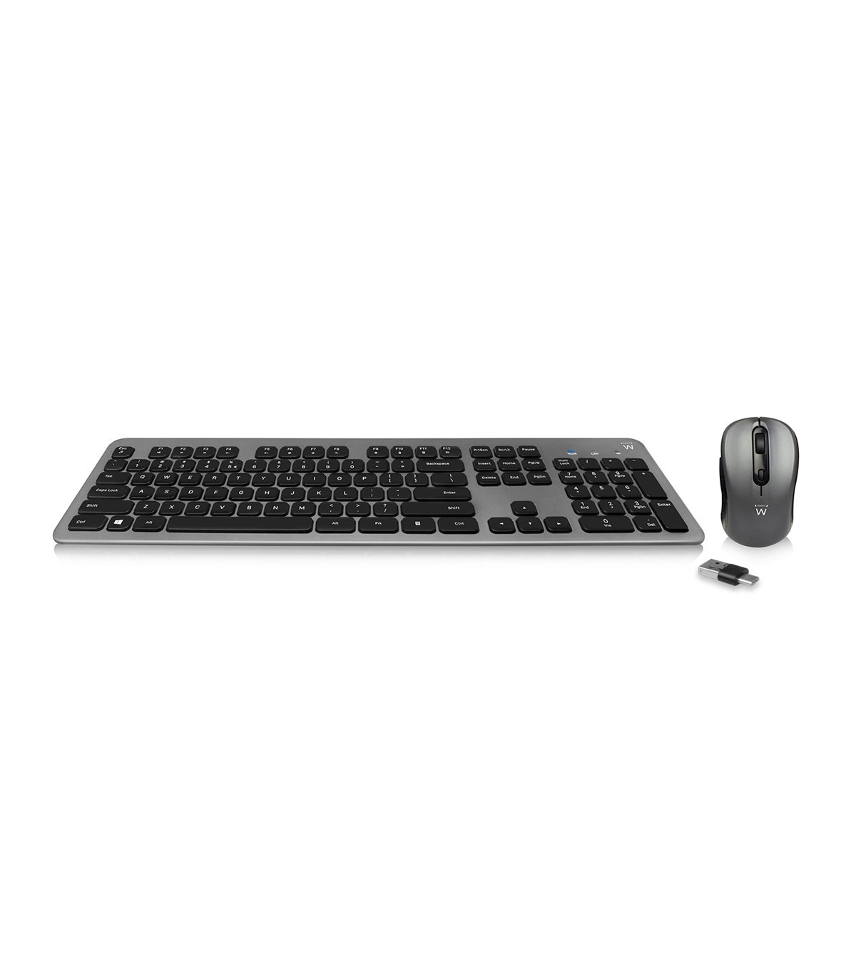 Kit teclado + mouse raton ewent ew3272 wireless inalambrico