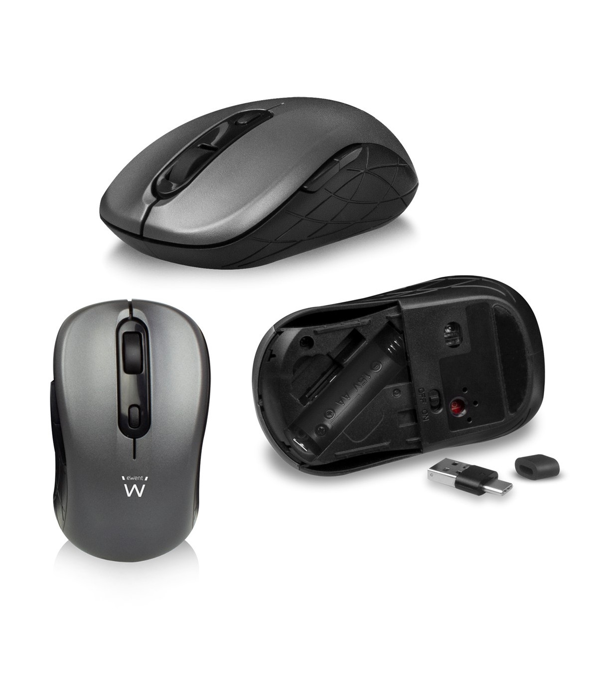 Kit teclado + mouse raton ewent ew3272 wireless inalambrico
