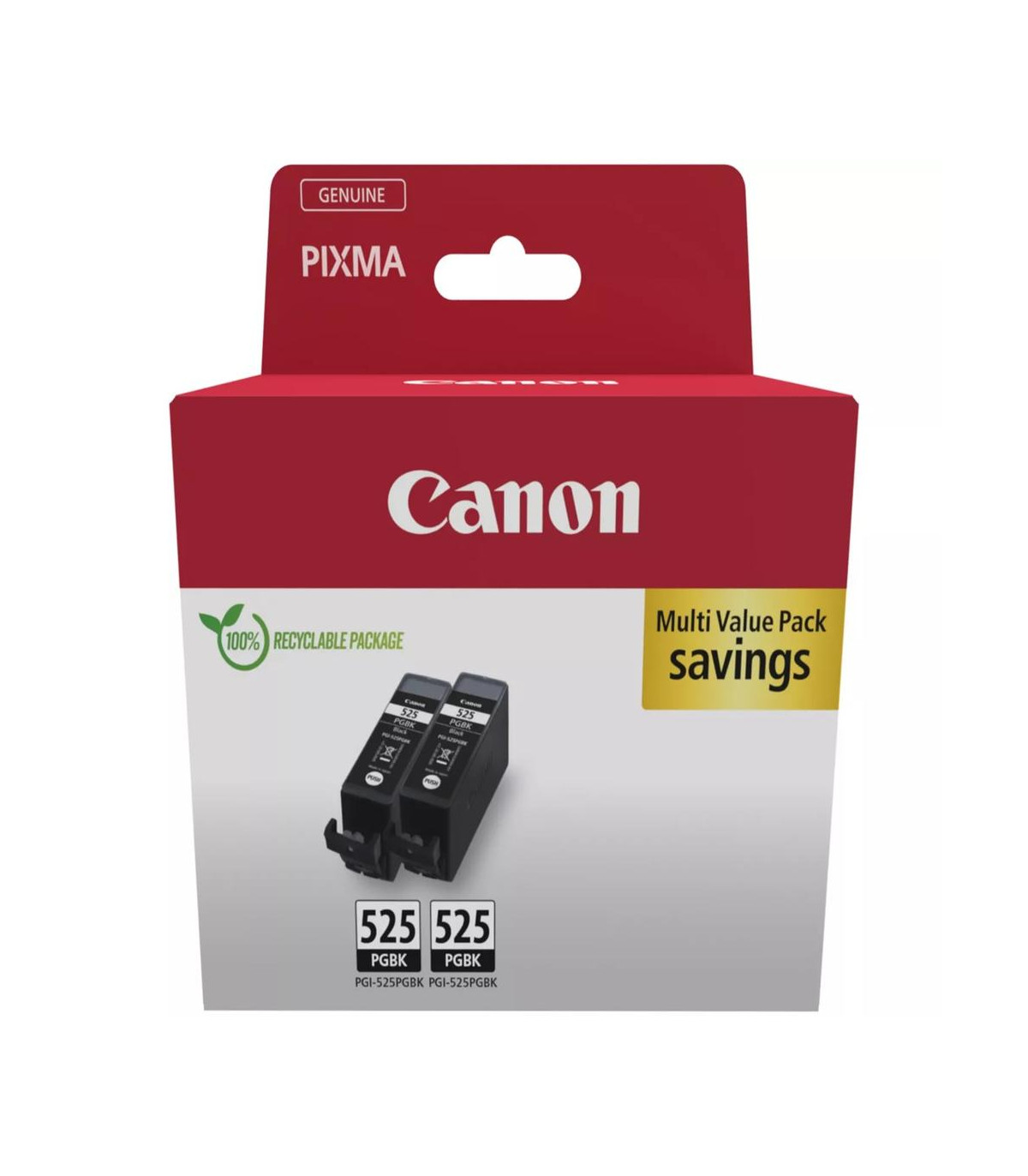 Pack cartucho tinta canon pgi - 525pgbk