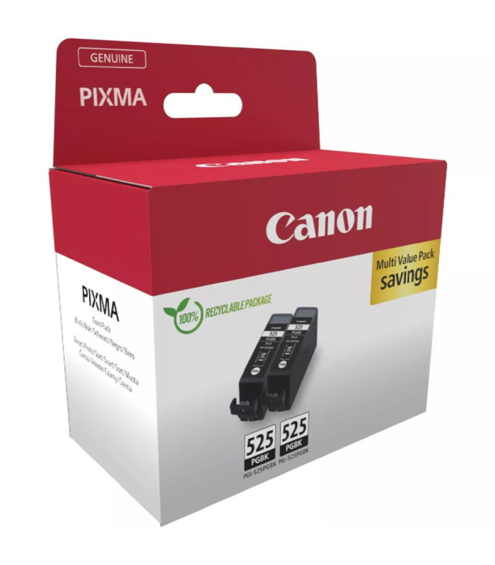 Pack cartucho tinta canon pgi - 525pgbk
