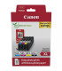 Multipack canon cli - 551xl b - c - m - y + 50 hojas papel fotografico