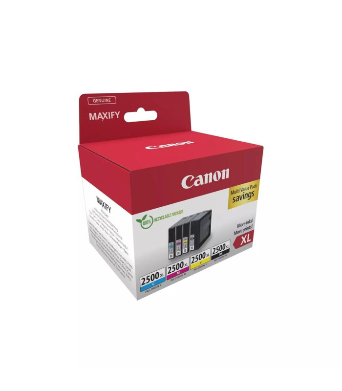 Multipack canon pgi - 2500xl bk -  c -  m -  y