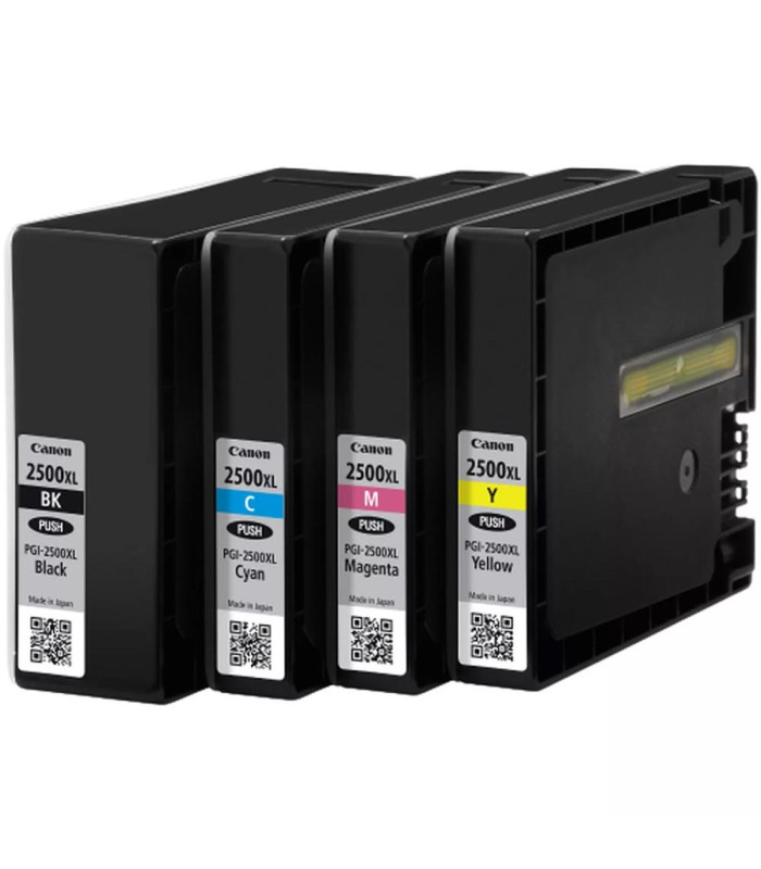 Multipack canon pgi - 2500xl bk -  c -  m -  y