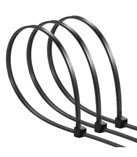 Bridas de nailon negro ewent ew1564 200mm x 2.5mm 100u