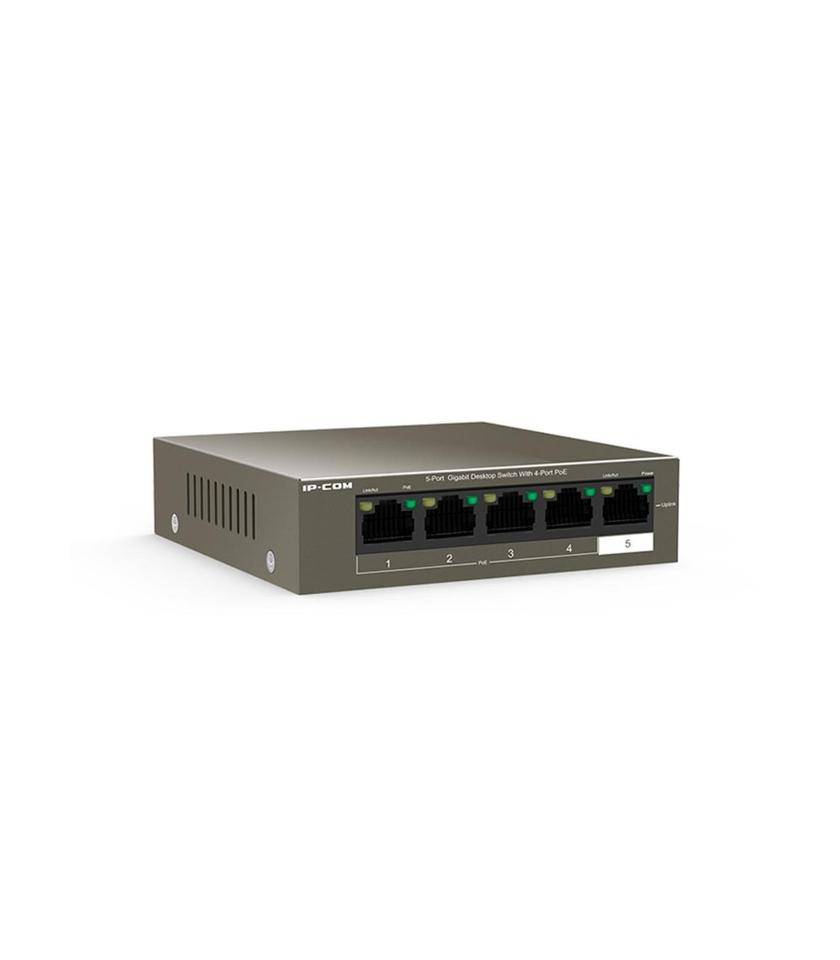 Switch ip - com g1105p - 4 - 63w 5 puertos