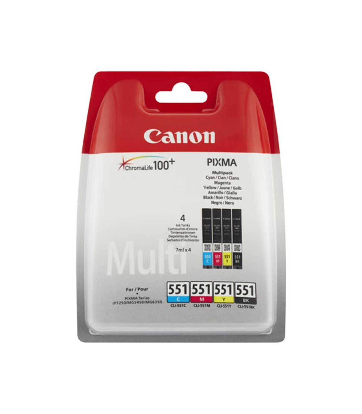 Multipack canon cli - 551 c - m - y - bk