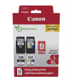 Multipack canon pg - 540l - cl - 541xl + papel fotografico