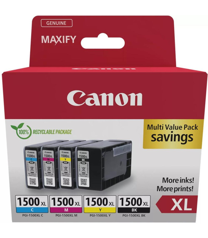 Multipack canon pgi - 1500xl n - c - m - a  mb2050 - mb2350