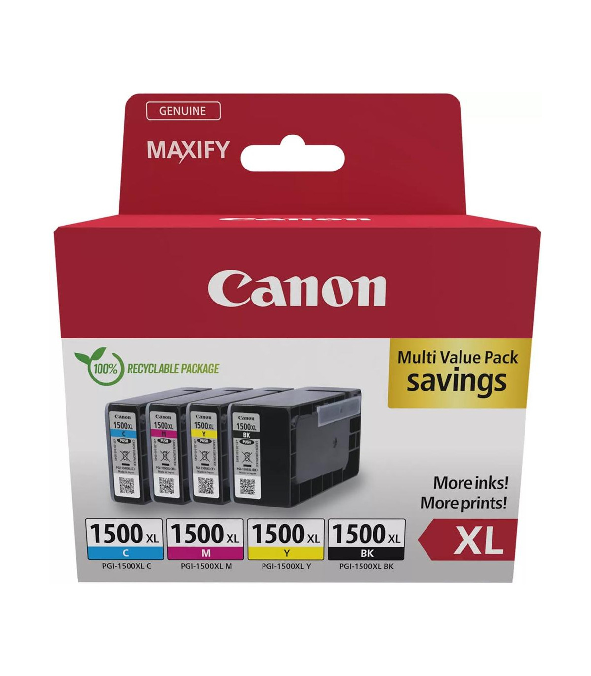 Multipack canon pgi - 1500xl n - c - m - a  mb2050 - mb2350