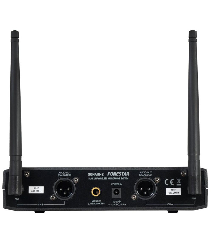 Microfono inalambrico uhf fonestar sonair - 2mp