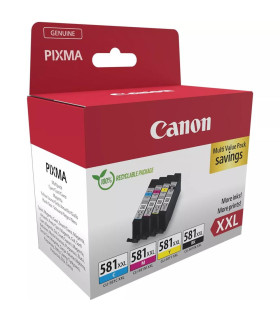 Cartucho tinta canon cli - 581xxl negro - cian - magenta - amarillo