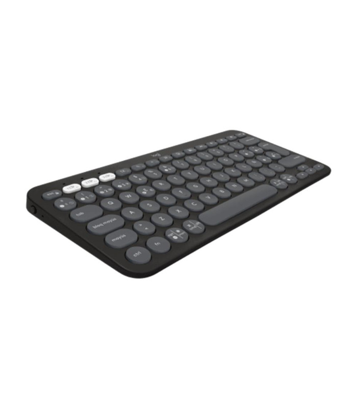 Teclado + mouse logitech pebble 2 combo inalambrico negro