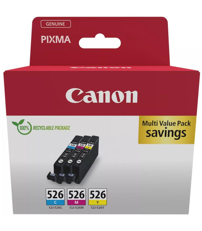 Multipack canon cli - 526 c - m - a mg5150 -  mg5250 -  mg6150 -  mg8150 -  ip4850 blister