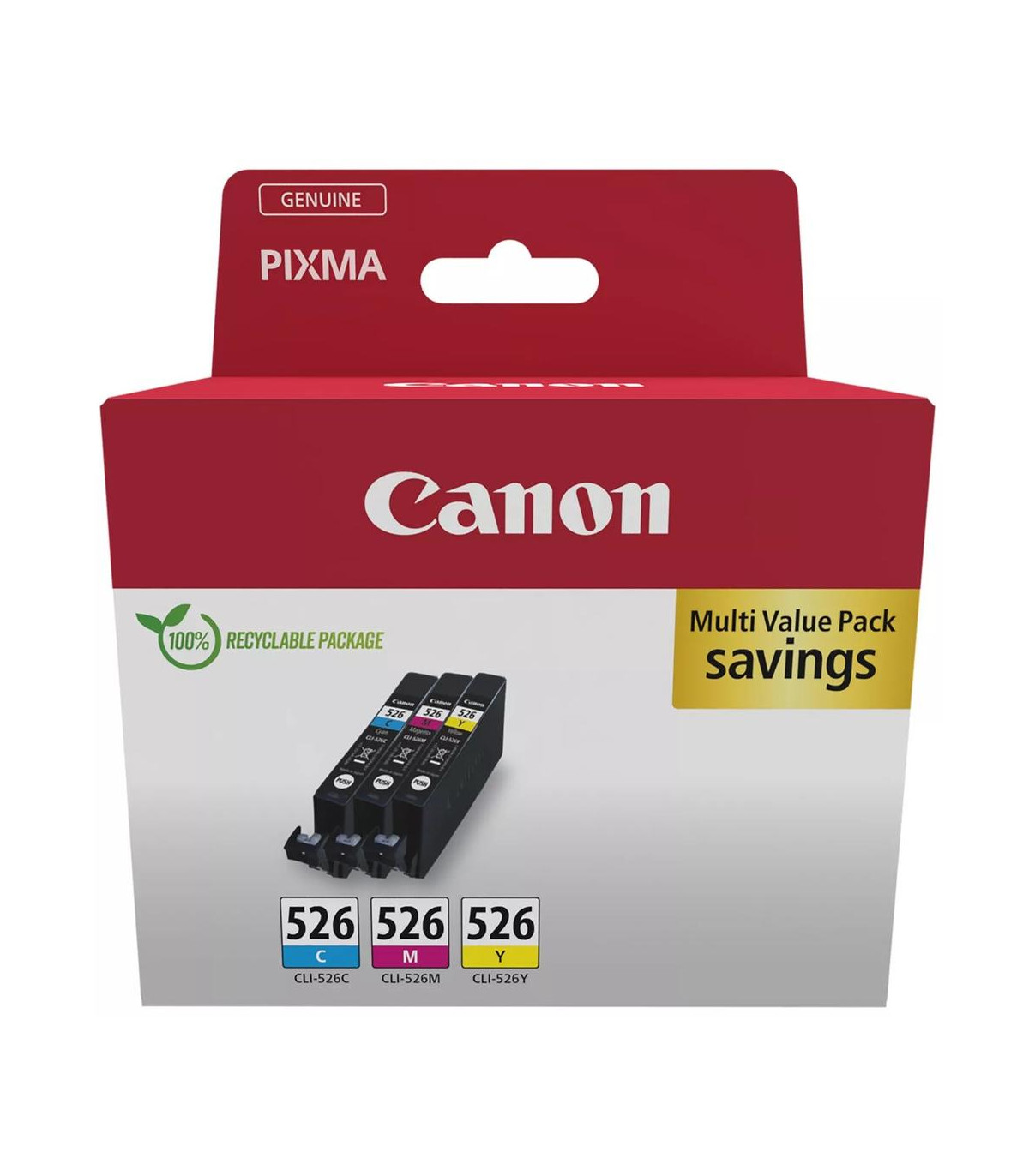 Multipack canon cli - 526 c - m - a mg5150 -  mg5250 -  mg6150 -  mg8150 -  ip4850 blister