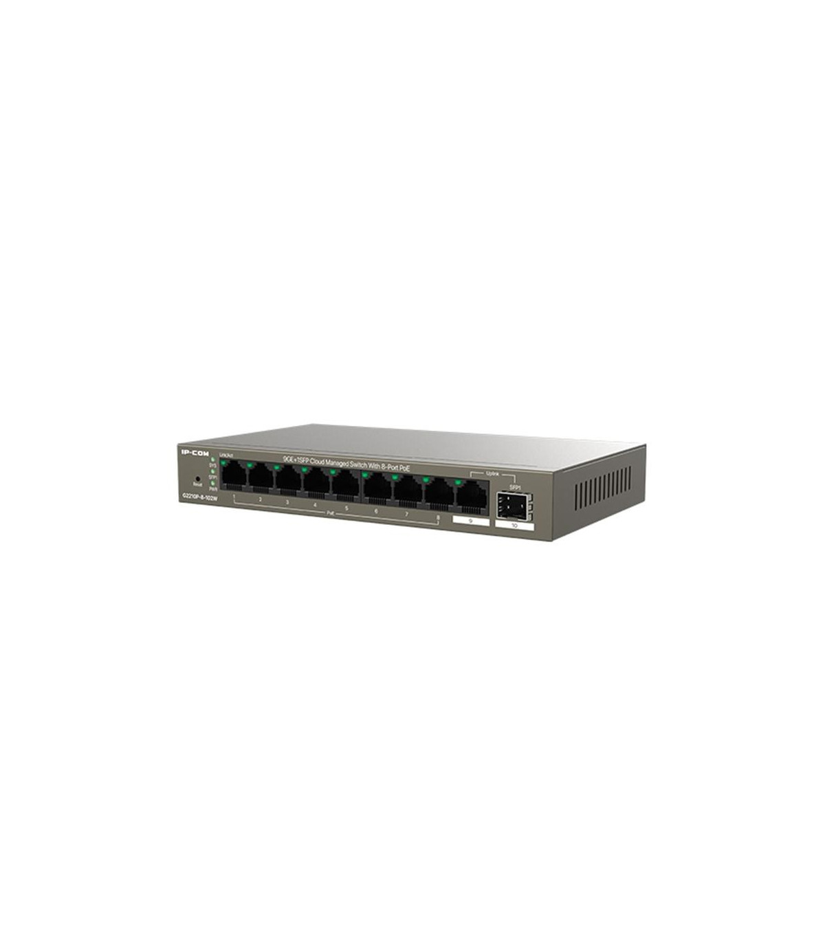 Switch ip - com g2210p - 8 - 102w 10 puertos
