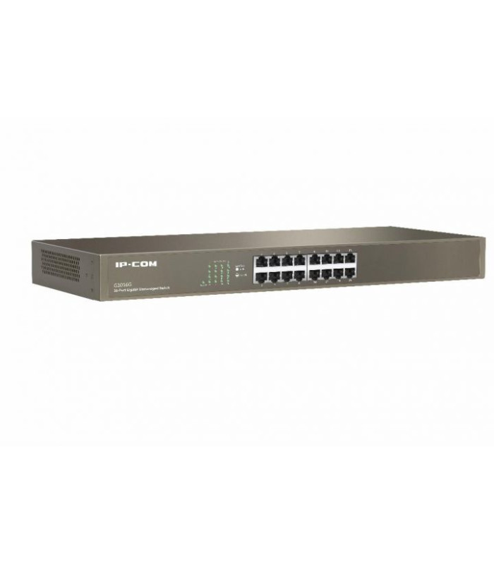Ip - com networks g1016g switch no administrado l2 gigabit ethernet (10 - 100 - 1000) 1u bronce