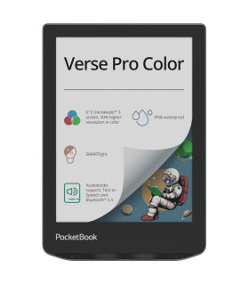 Libro electronico ebook pocketbook verse pro color ereader 6 pulgadas 16 gb stormy sea