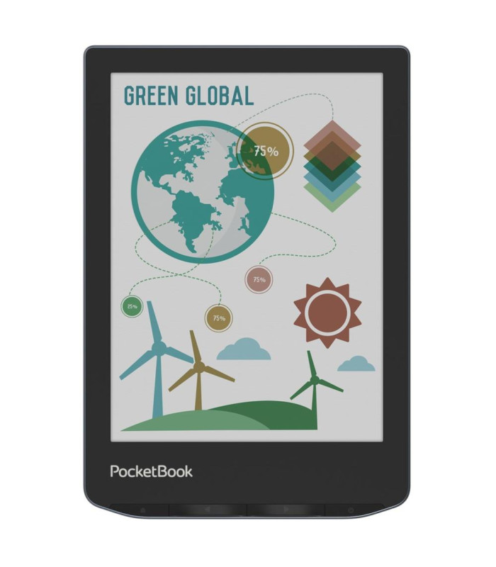Libro electronico ebook pocketbook verse pro color ereader 6 pulgadas 16 gb stormy sea