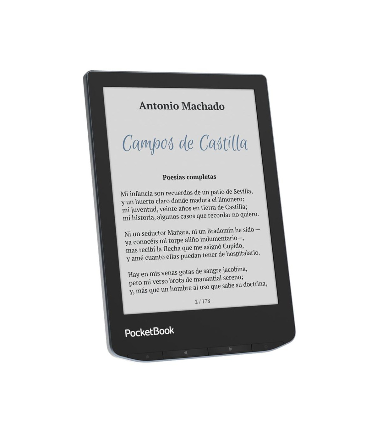 Libro electronico ebook pocketbook verse pro color ereader 6 pulgadas 16 gb stormy sea