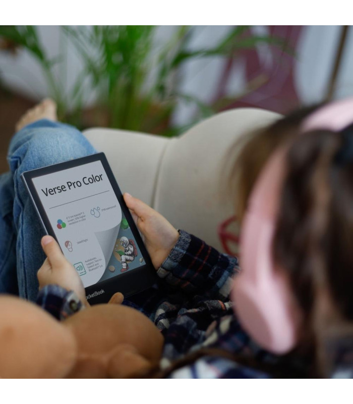 Libro electronico ebook pocketbook verse pro color ereader 6 pulgadas 16 gb stormy sea