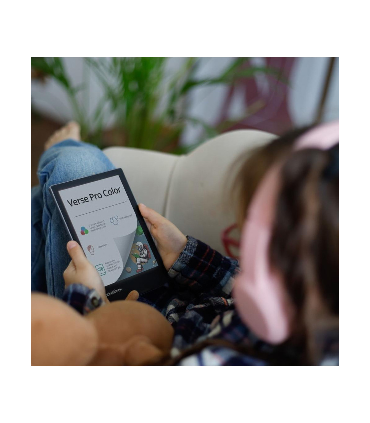 Libro electronico ebook pocketbook verse pro color ereader 6 pulgadas 16 gb stormy sea