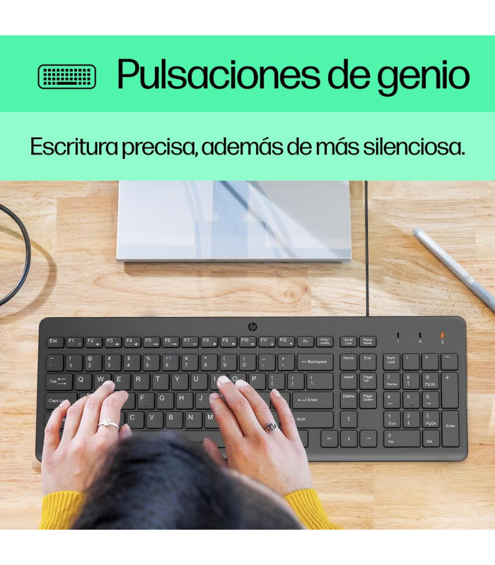 Teclado + raton hp 150 cable