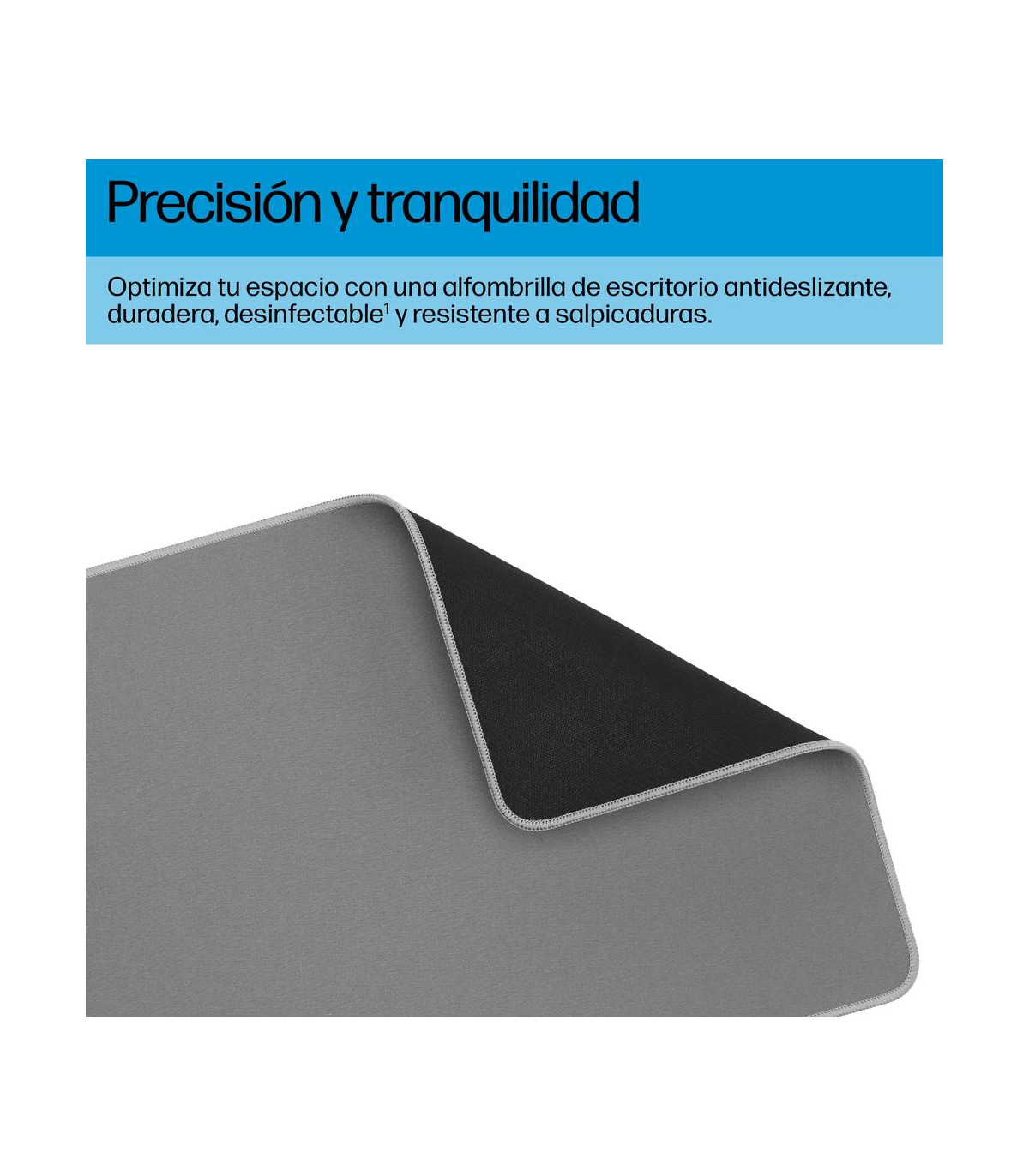 Alfombrilla de escritorio hp 200 sanitizable