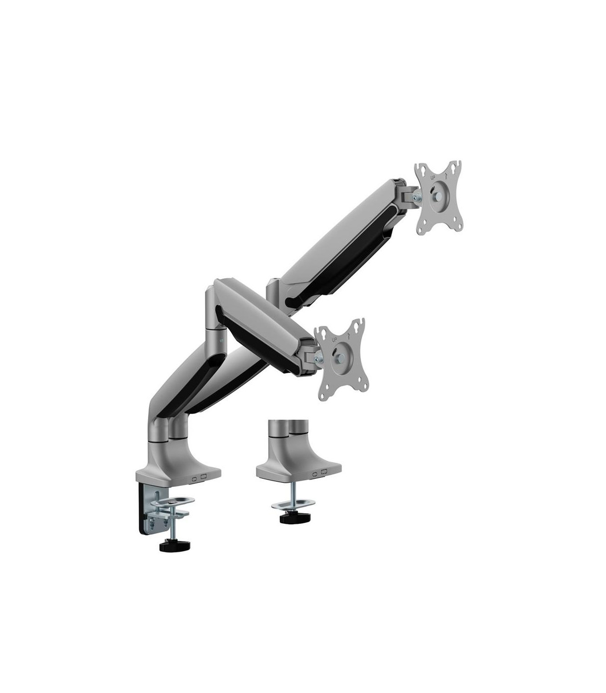 Soporte mesa ewent vesa hasta 35 pulgadas 100x100mm max 15kg 2 brazos