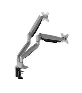 Soporte mesa ewent vesa hasta 35 pulgadas 100x100mm max 15kg 2 brazos