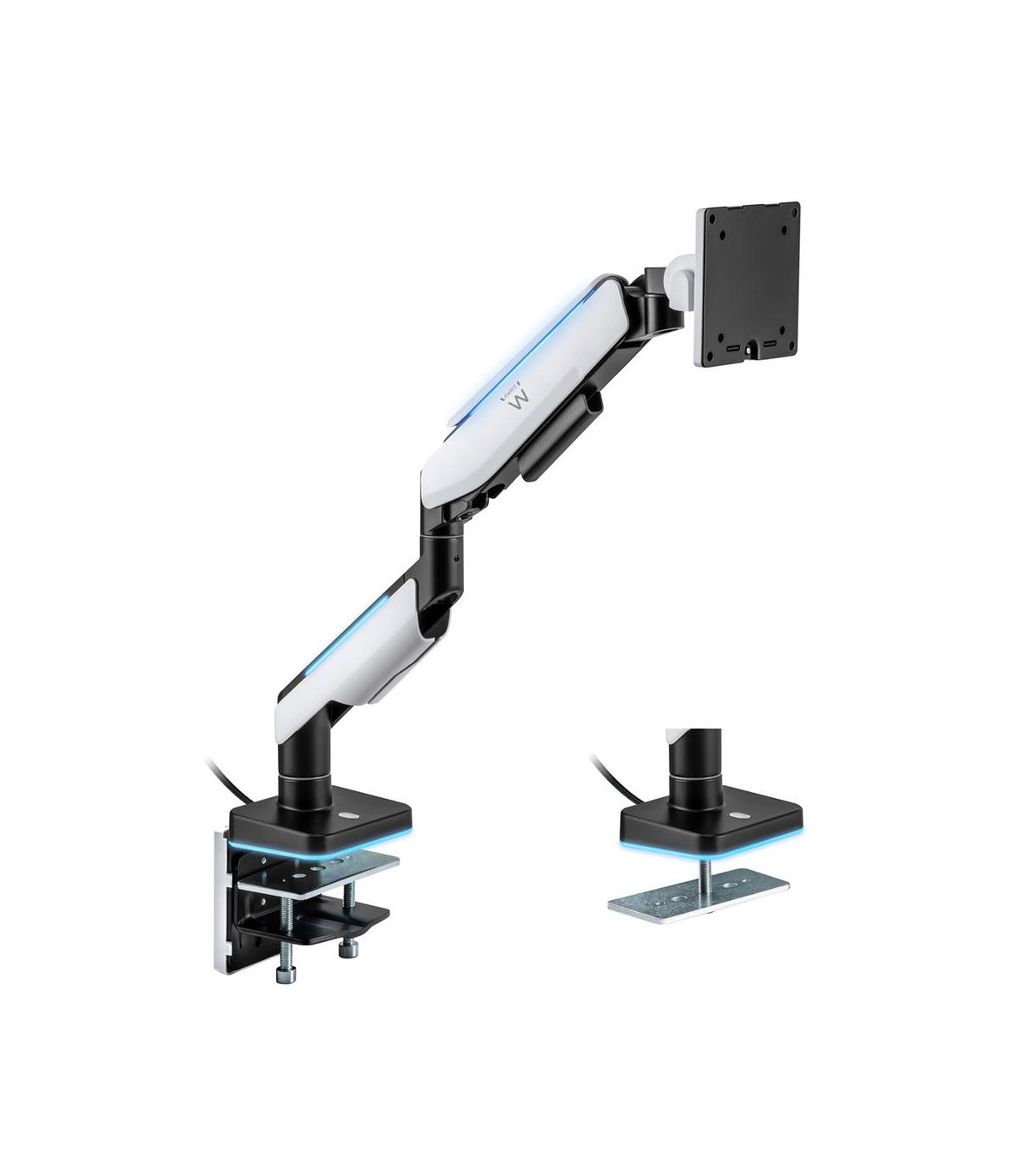 Soporte mesa ewent vesa hasta 49 pulgadas 100x100mm max 20kg rgb