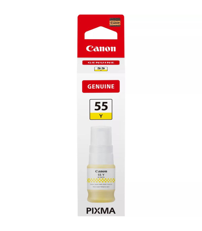 Botella tinta canon gi - 55 ink amarillo