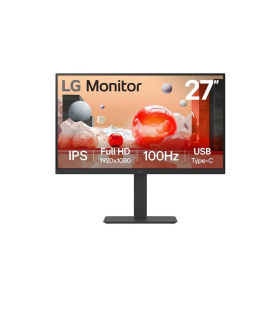 Monitor led lg ips 27ba750 27 pulgadas fhd 5ms hdmi displayport usb - c rj45 reg.altura