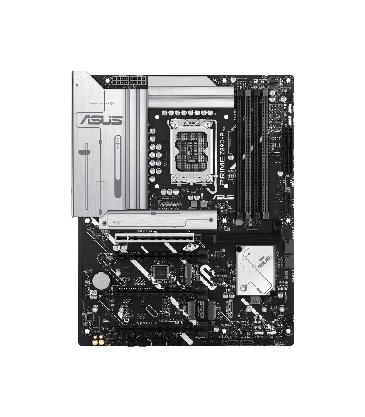 Placa base asus intel prime z890 - p socket 1851 ddr5x4 max 256gbhdmi displayport atx