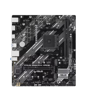 Placa base asus amd prime b550m - k argb socket am4 ddr4 x2 max 64gb 3200mhz hdmi displayport matx