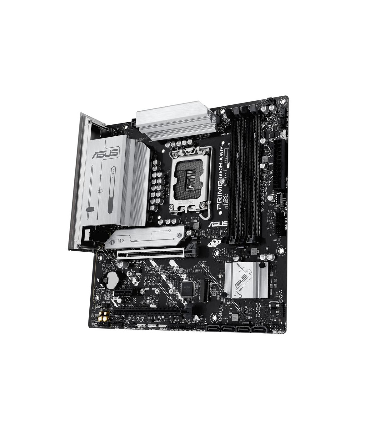 Placa base asus intel prime b860m - a wifi socket 1851 ddr5 x4 max 256gb hdmi displayport matx