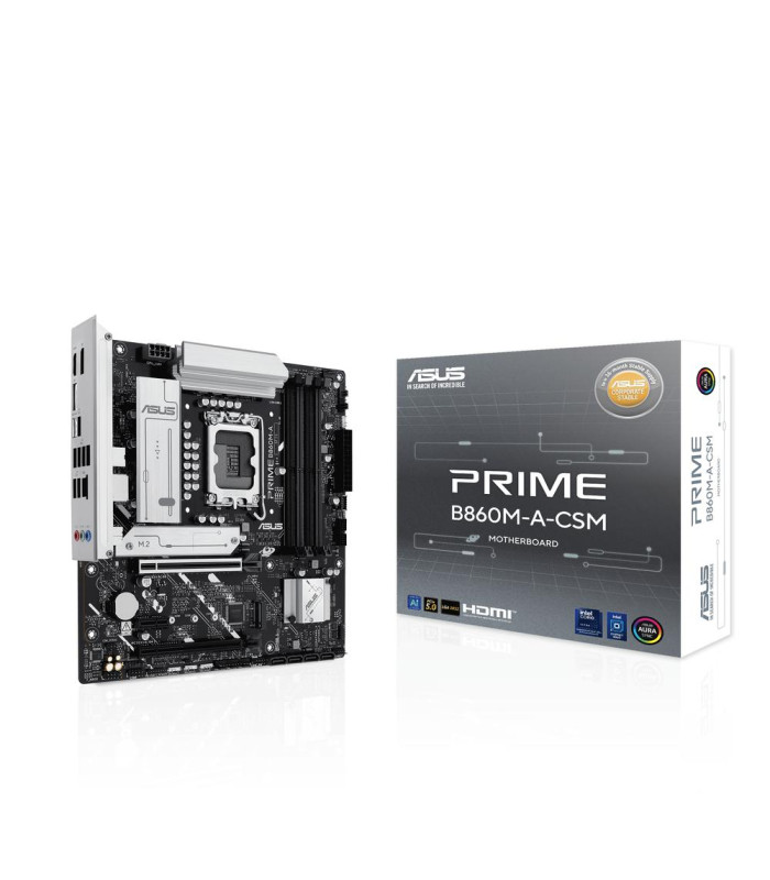 Placa base asus intel prime b860m - a - csm socket 1851 ddr5 x4 max 256gb hdmi displayport matx