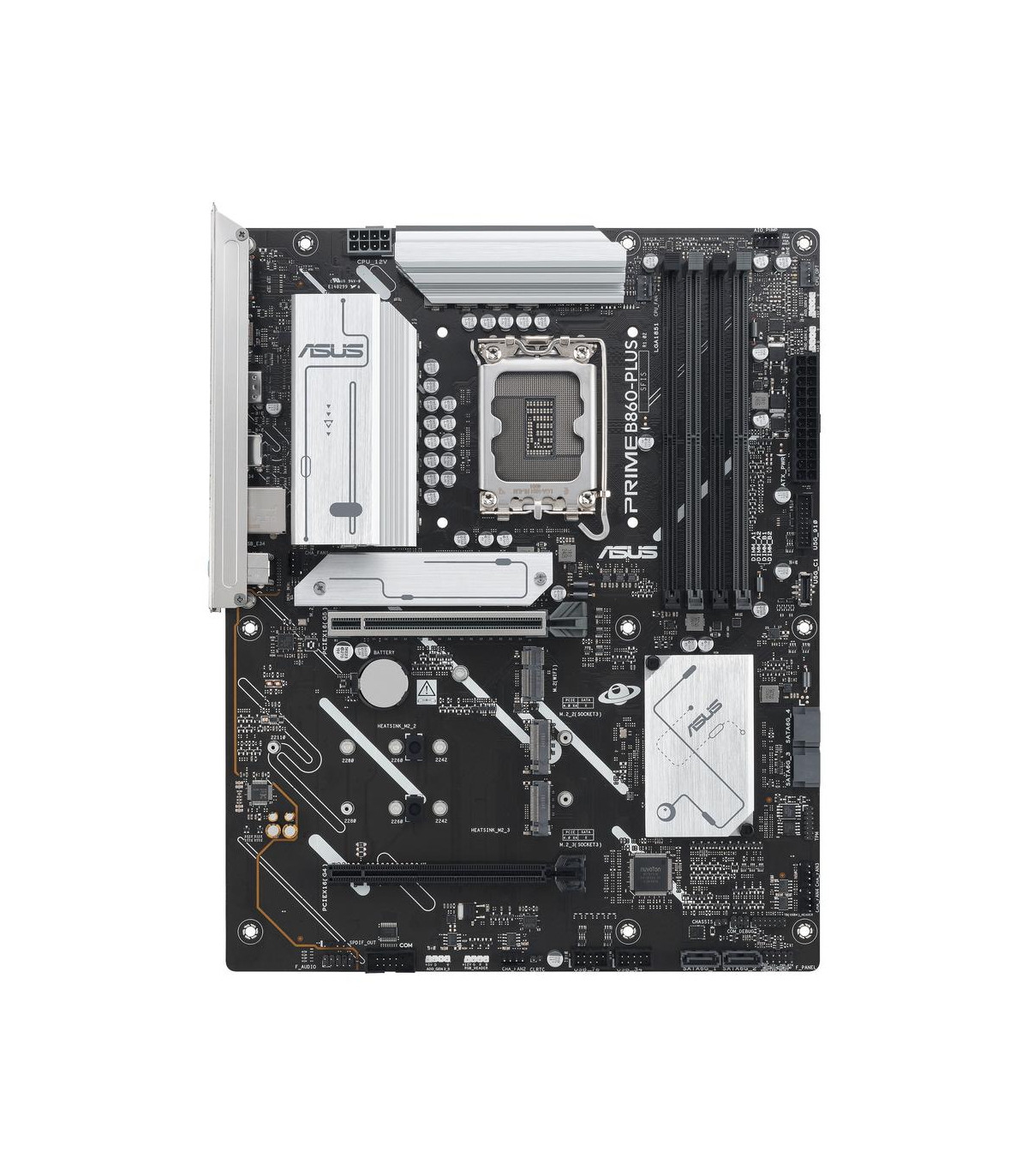 Placa base asus intel prime b860 - plus - csm  socket 1851 ddr5 x4 max 256gb hdmi displayport atx