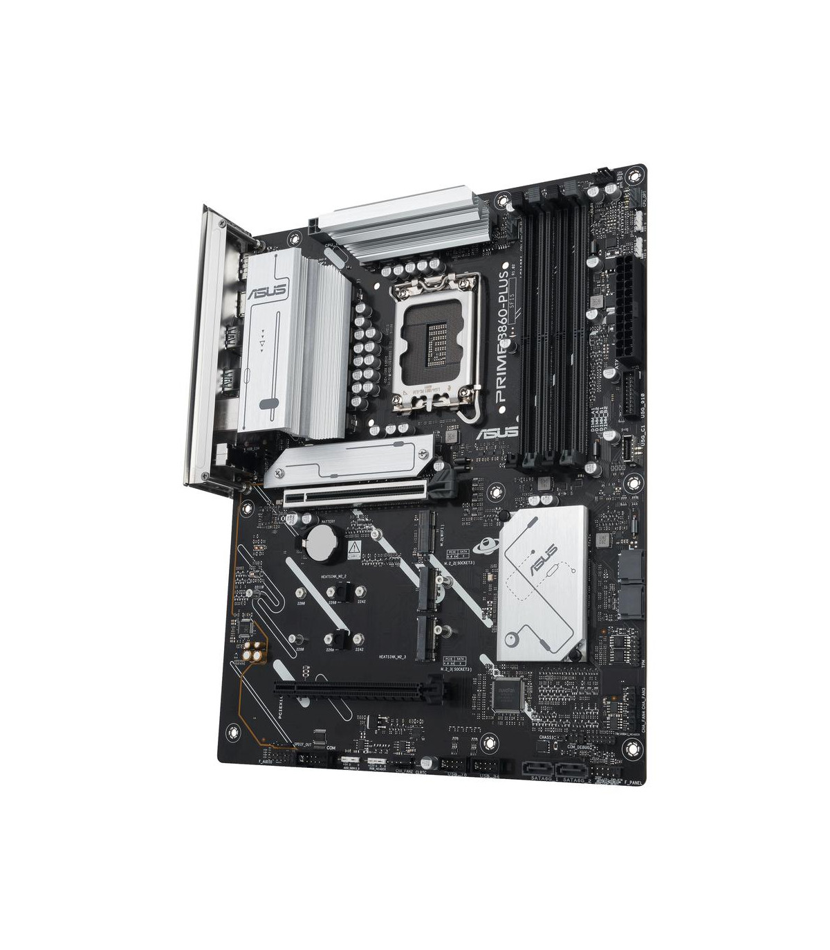 Placa base asus intel prime b860 - plus - csm  socket 1851 ddr5 x4 max 256gb hdmi displayport atx