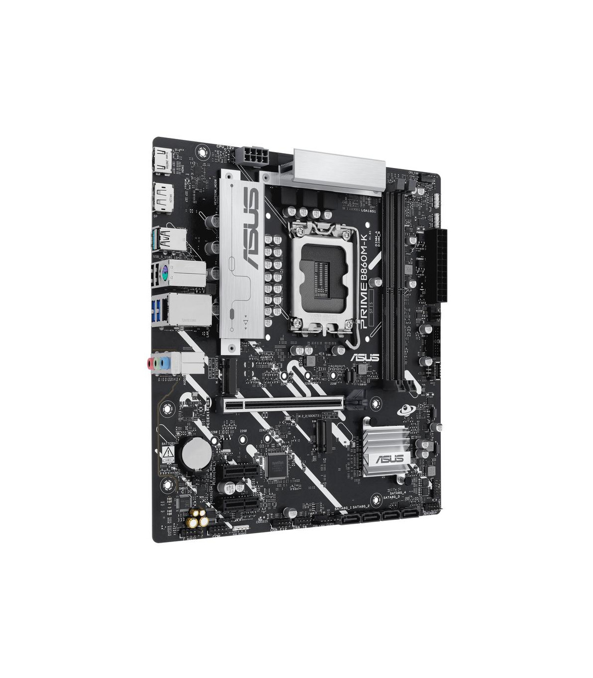 Placa base asus intel prme b860m - k socket 1851 ddr5 x2 max 128gb hdmi displayport matx