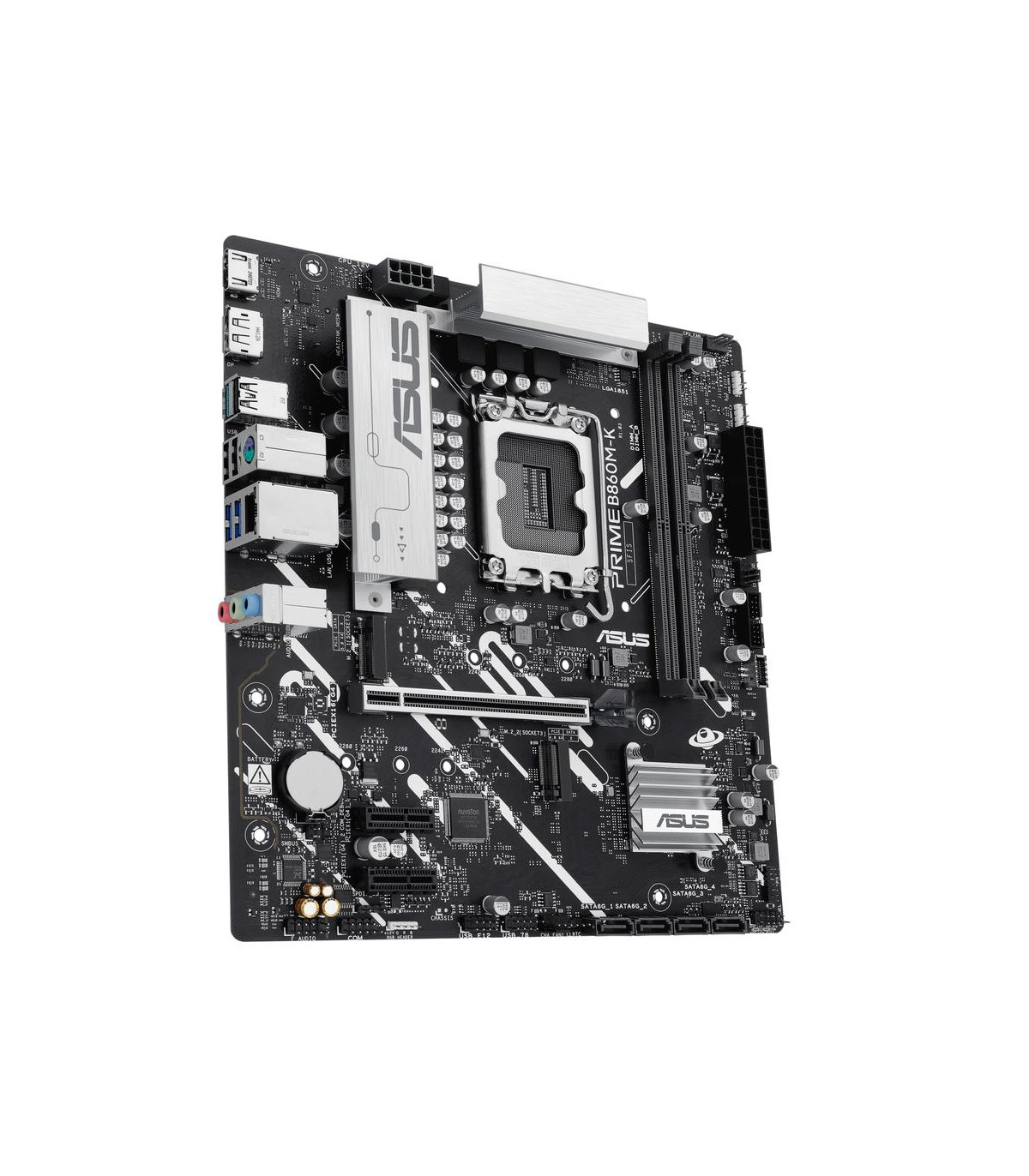 Placa base asus intel prme b860m - k socket 1851 ddr5 x2 max 128gb hdmi displayport matx