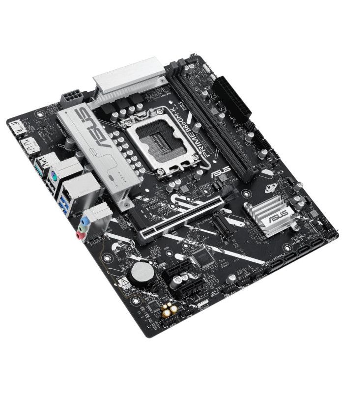 Placa base asus intel prme b860m - k socket 1851 ddr5 x2 max 128gb hdmi displayport matx