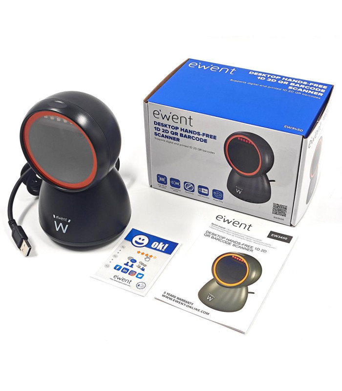 Lector codigo de barras ewent ew3450 2d