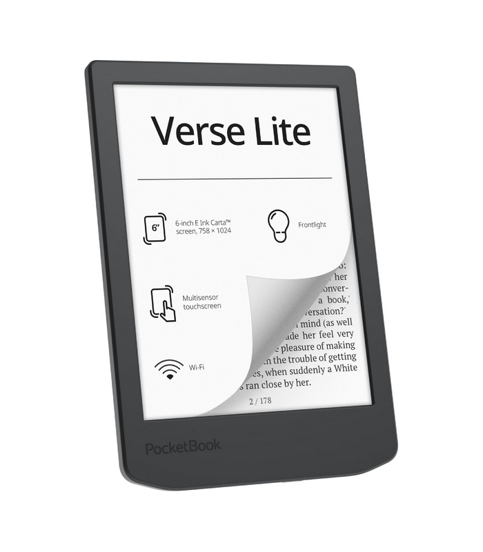 Libro electronico ebook pocketbook verse lite 6 pulgadas 8gb midnight grey