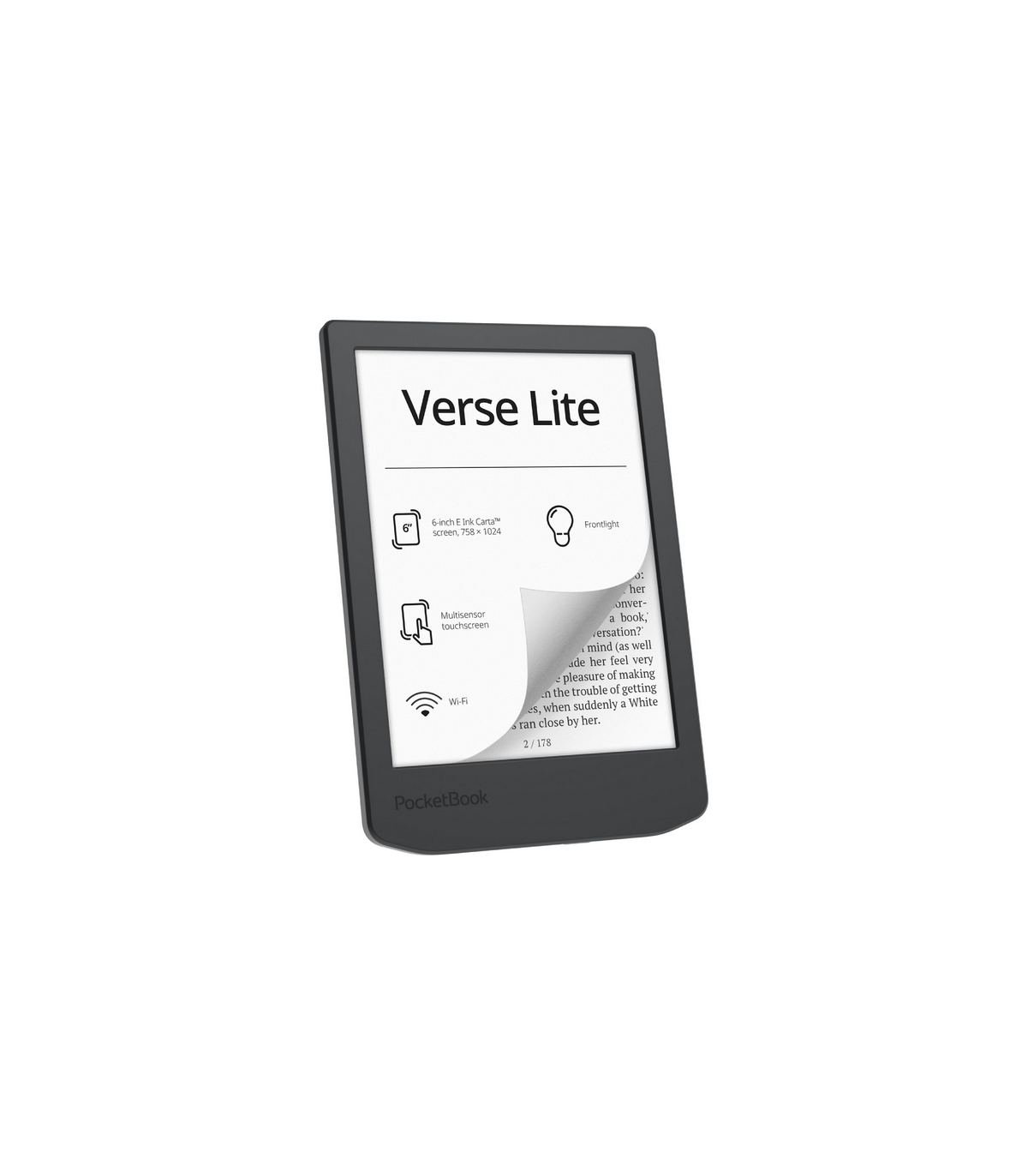 Libro electronico ebook pocketbook verse lite 6 pulgadas 8gb midnight grey